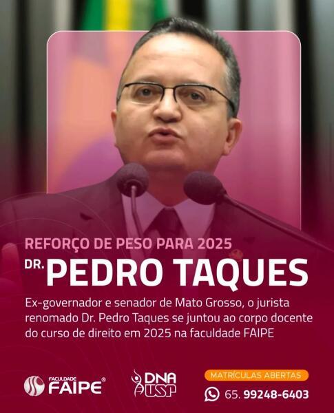 PEDRO TAQUES PROF DA FAIPE