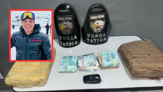 O influenciador já possui passagens criminais por desacato, tráfico, furto e estelionato.