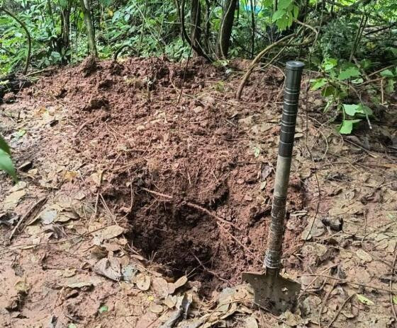 Os corpos estavam em avançado estado de decomposição e uma delas tinha os pés e mãos amarrados.