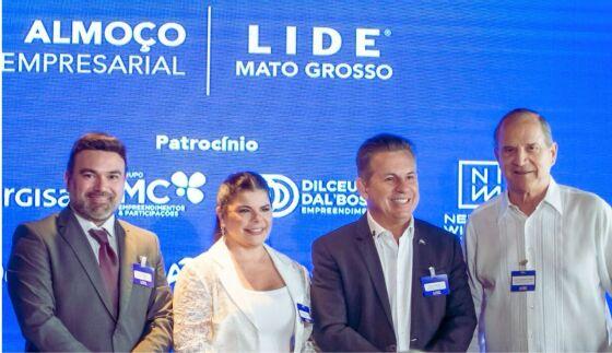 Além de Furlan e representantes do LIDE Mato Grosso, o evento contou com a presença do governador Mauro Mendes.