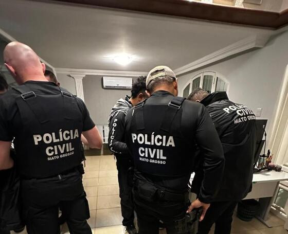 A operação contou com a participação de 28 policiais civis, de Barra do Garças e de Cuiabá, em uma ação coordenada de repressão ao crime organizado.