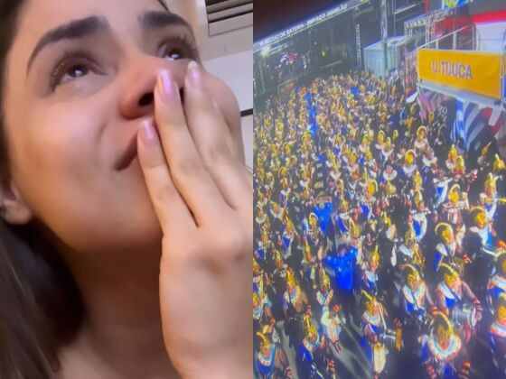 A cantora, que precisou se afastar da folia após sofrer complicações na gravidez e peder sua filha, fez questão de declarar torcida à agremiação.