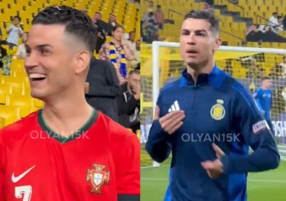 Você não parece comigo. Você é muito feio — disse CR7.