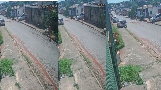 A filmagem capta os últimos momentos da adolescente antes de entrar na casa em que foi morta.