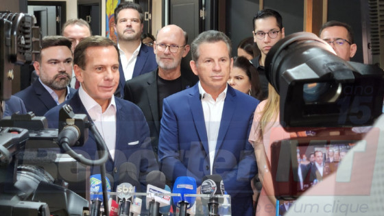 João Doria e Mauro Mendes