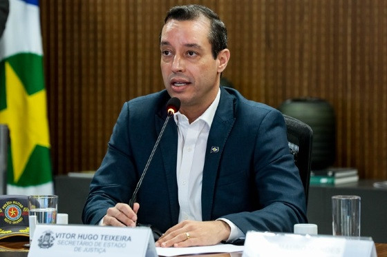 Vitor Hugo Bruzulato é o secretário de Estado de Justiça.