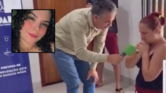 Vitória foi assassinada a facadas na frente dos filhos.