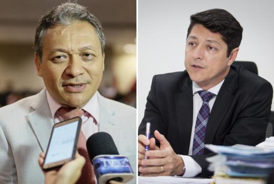 Mário Kono e Lidio Modesto comandam temporariamente o TRE-MT.