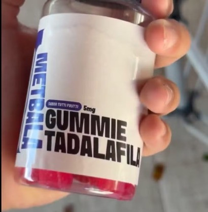 Embalagem da bala gummy proibida pela Anvisa