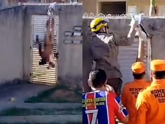 Segundo o relato dos bombeiros que atenderam a ocorrência, o invasor apresentava evidentes sinais de embriaguez. 