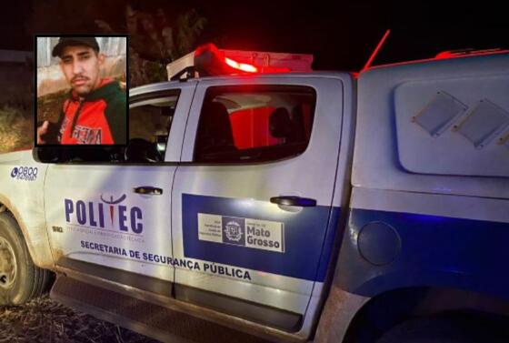 O corpo da vítima tinha marcas de tiros no tórax. 