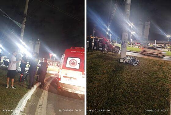 Vítima morreu na hora após perder controle da direção.