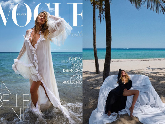 Gisele Bündchen é capa da Vogue França de junho/julho; modelo foi chamada de 