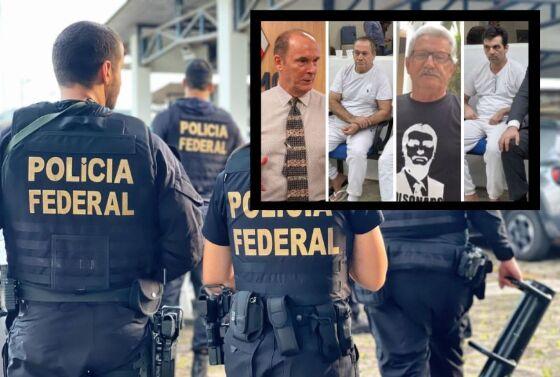 Cinco foram presos durante a 7ª fase da Operação Sisamnes, nesta quarta-feira (28)