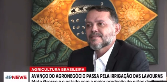 Reportagem exibida nesta sexta-feira (30) pela Jovem Pan News abordou a vocação de Mato Grosso para o agronegócio e do potencial produtivo no Estado para a irrigação como alternativa como forma para driblar condições climáticas desfavoráveis, como ch