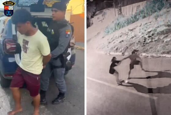 Vítima lutou com o bandido e conseguiu escapar.