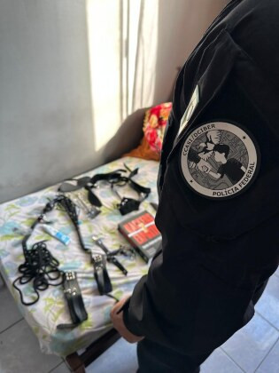 A Polícia Federal cumpriu um mandado de busca e apreensão em Paranatinga, nesta terça-feira (03)
