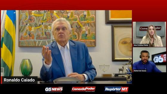 Governador de Goiás, Ronaldo Caiado, apontou as dificuldades do agro