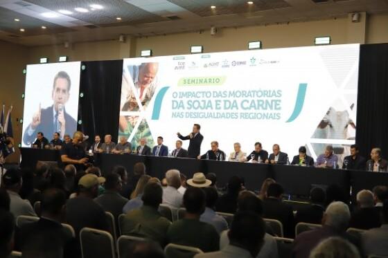 O presidente Sérgio Ricardo destacou a decisão de ministro do Supremo e a atuação do TCE sobre moratória da soja