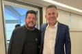 Governador encontra cantor sertanejo em SP