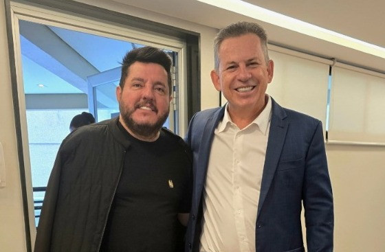 Encontro entre governador e cantor sertanejo aconteceu em SP