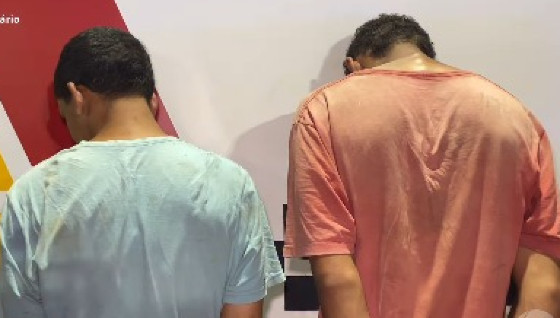 Os dois criminosos foram localizados em uma região afastada