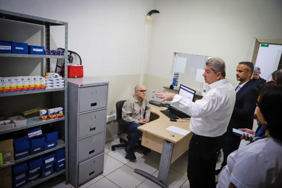 Nessa quarta-feira (11), o conselheiro Guilherme Antonio Maluf participou da fiscalização na Unidade de Saúde da Família do bairro CPA III.