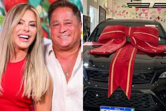 O modelo escolhido por Leonardo foi um Toyota SW4, SUV robusto com sete lugares. 