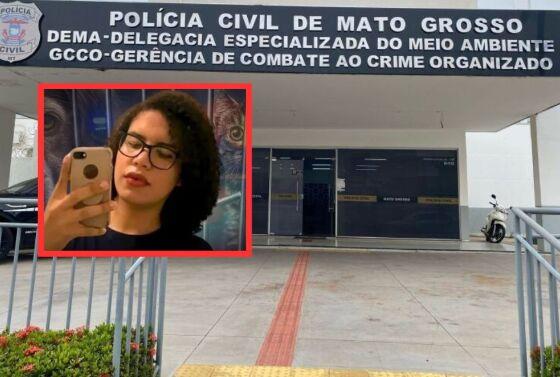 Larissa foi presa na manhã desta sexta-feira (13), em Cuiabá.