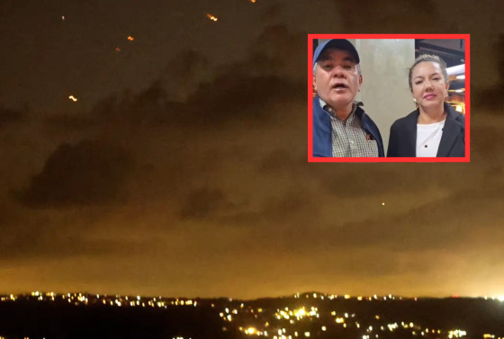 O prefeito Adelcino Lopo e a primeira-dama Adriana Lima estiveram em Israel pouco antes dos ataques