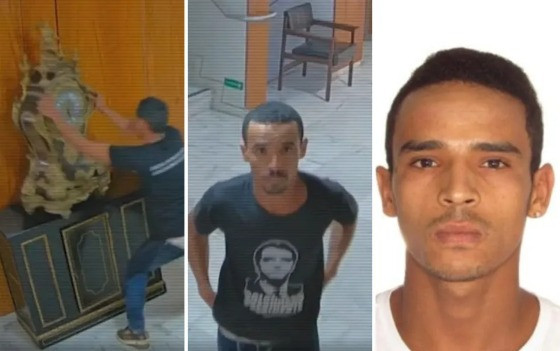 Antônio Cláudio Alves Ferreira quebrou o relório de Dom João no dia 8 de janeiro de 2023, em Brasília