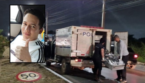 Vinícius Rodrigues de Alencar morreu no local do acidente