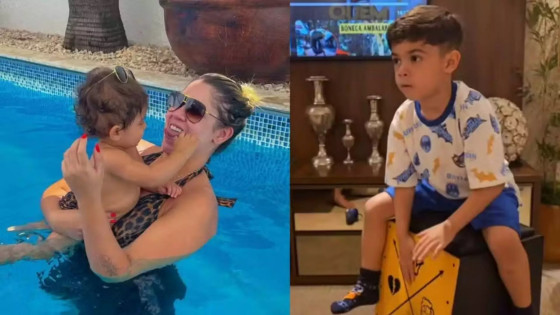 No vídeo, Léo aparece tocando no cajón o sucesso “Apaixonadinha”, parceria de Marília com Léo Santana lançada em 2019