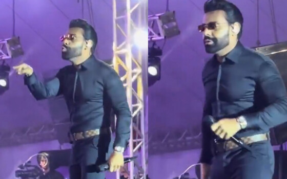 Pablo se aborrece durante show