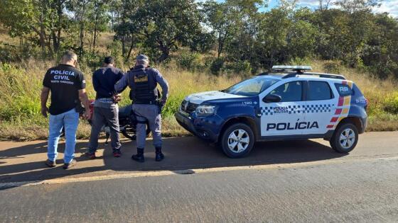Ele foi conduzido até a delegacia de Alto Araguaia para registro da ocorrência e entregue à Polícia Judiciária Civil para demais procedimentos