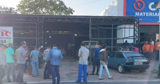 Ronny Erik foi morto em uma oficina, em Barra do Bugres