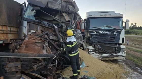 O caminhoneiro que morreu em um acidente, envolvendo seis veículos