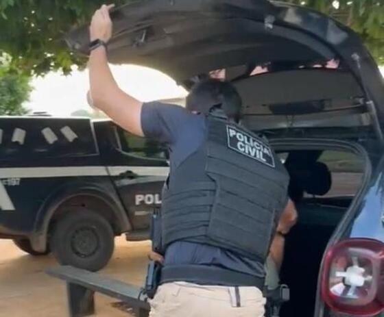 Millykovik de Almeida foi preso pela Polícia Civil, neste sábado (28)