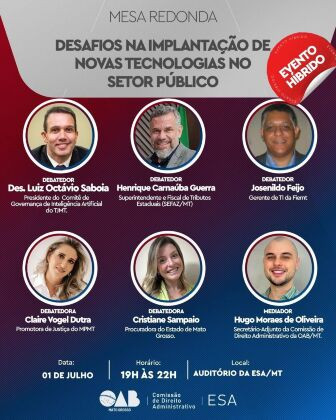 O encontro reunirá especialistas que apresentarão casos reais e promoverão um debate interativo com o público, incentivando a construção coletiva de alternativas para fortalecer a inovação no serviço público.