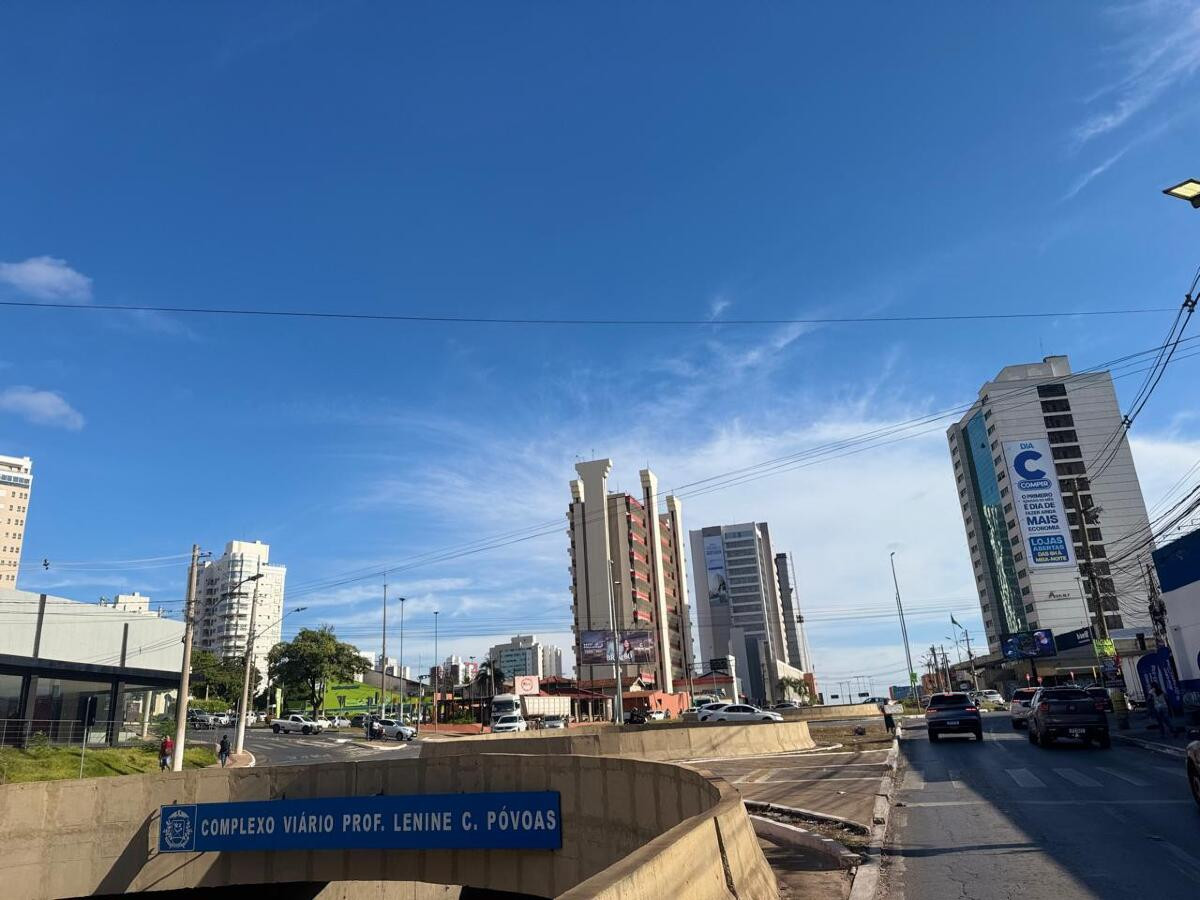 Cuiabá terá calor de 35°C e chuva neste domingo em Mato Grosso