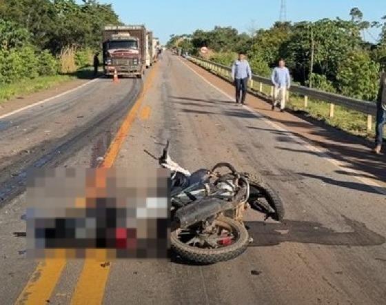 Indígena morreu em um acidente na BR-174
