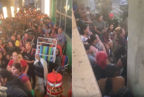 População causou tumulto no primeiro dia de cadastro do programa Casa Cuiabana
