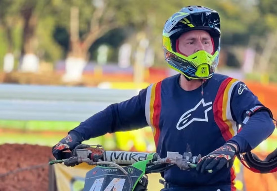 O piloto de Motocross Wellinton Dias da Silva tinha 33 anos