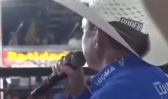 Fala foi feita  durante a final do rodeio, no último sábado (19).