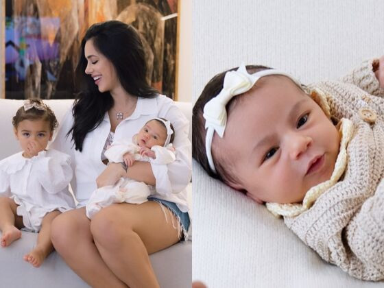 Recentemente, Biancardi já havia encantado os fãs com uma foto segurando a bebê nos braços. 