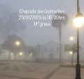 Chapada amanhece tomada por neblina