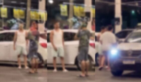O criminoso foi identificado pelas iniciais Y. B. da C. M. (de blusa branca).