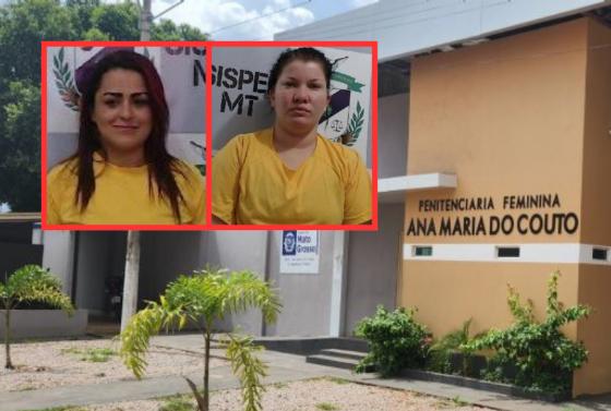 Angélica Saraiva de Sá (à esq.) é conhecida como “Angeliquinha” e Jessica Leal da Silva (à dir.), vulgo “Arlequina”.