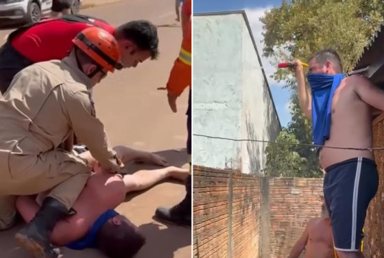 Junior Pasqualeto ajudou apagar incêndio em casa de idosos