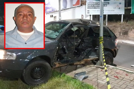 Câmera de segurança registrou o momento da colisão